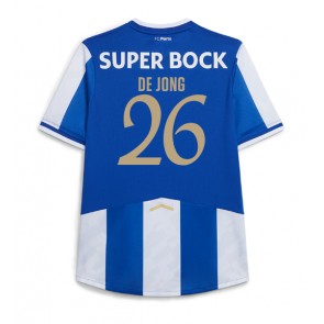 Porto Luuk de Jong #26 Hjemmebanetrøje 2025-26 Kortærmet